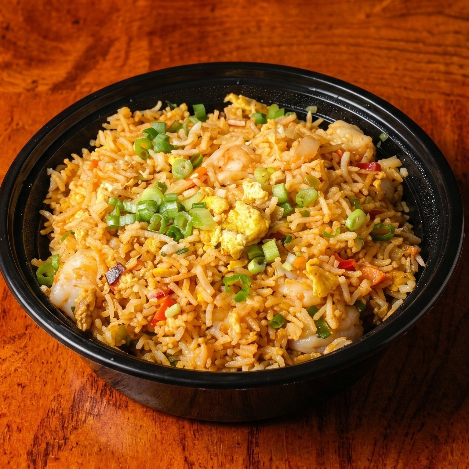 Shrimp Schezwan Fried Rice.